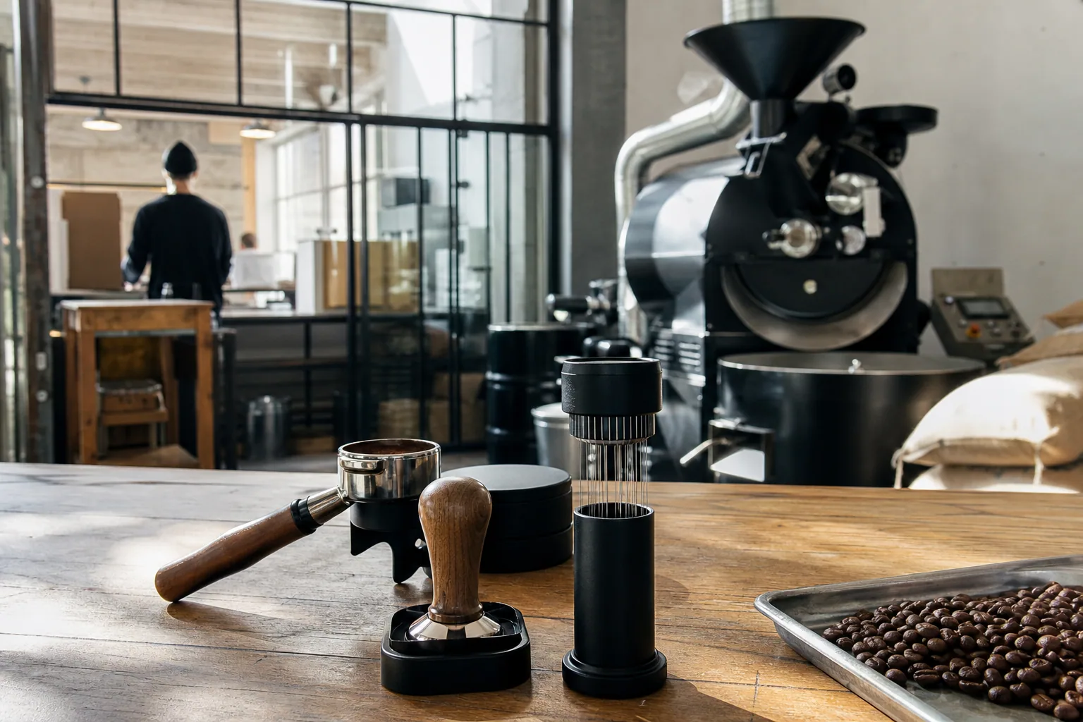 Specialty kaffebønner på hylder hos Kaffeagenterne