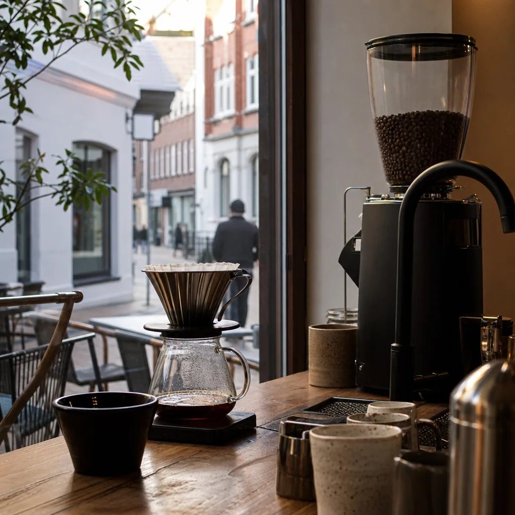 Specialty kaffebønner fra hele verden på hylderne