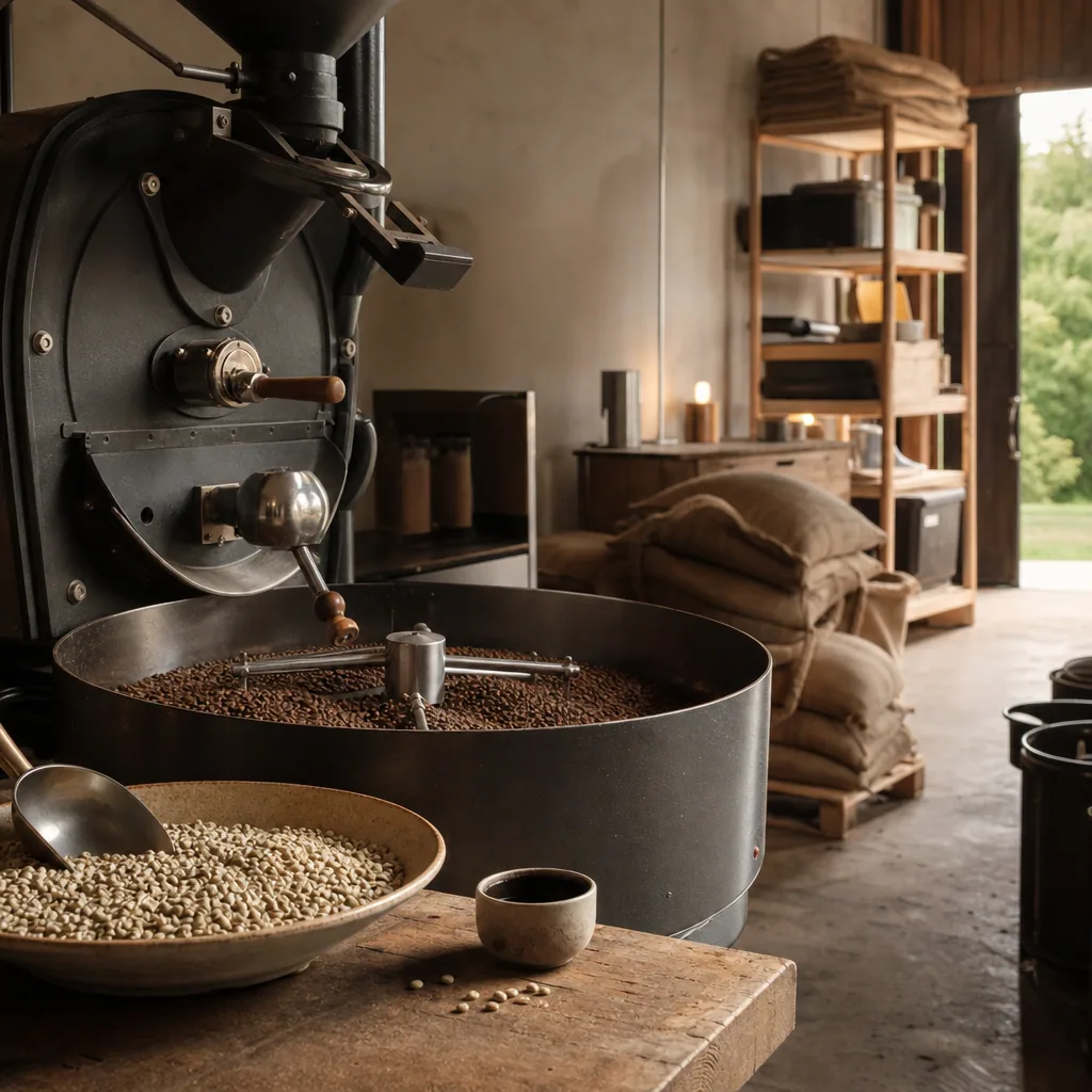 Specialty coffee bar at Hjemmeristeriet