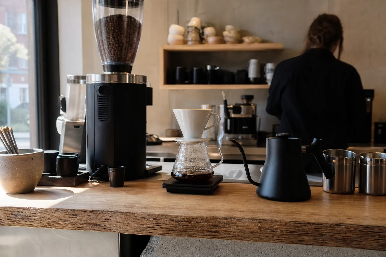 Expert vejledning hos kaffebar