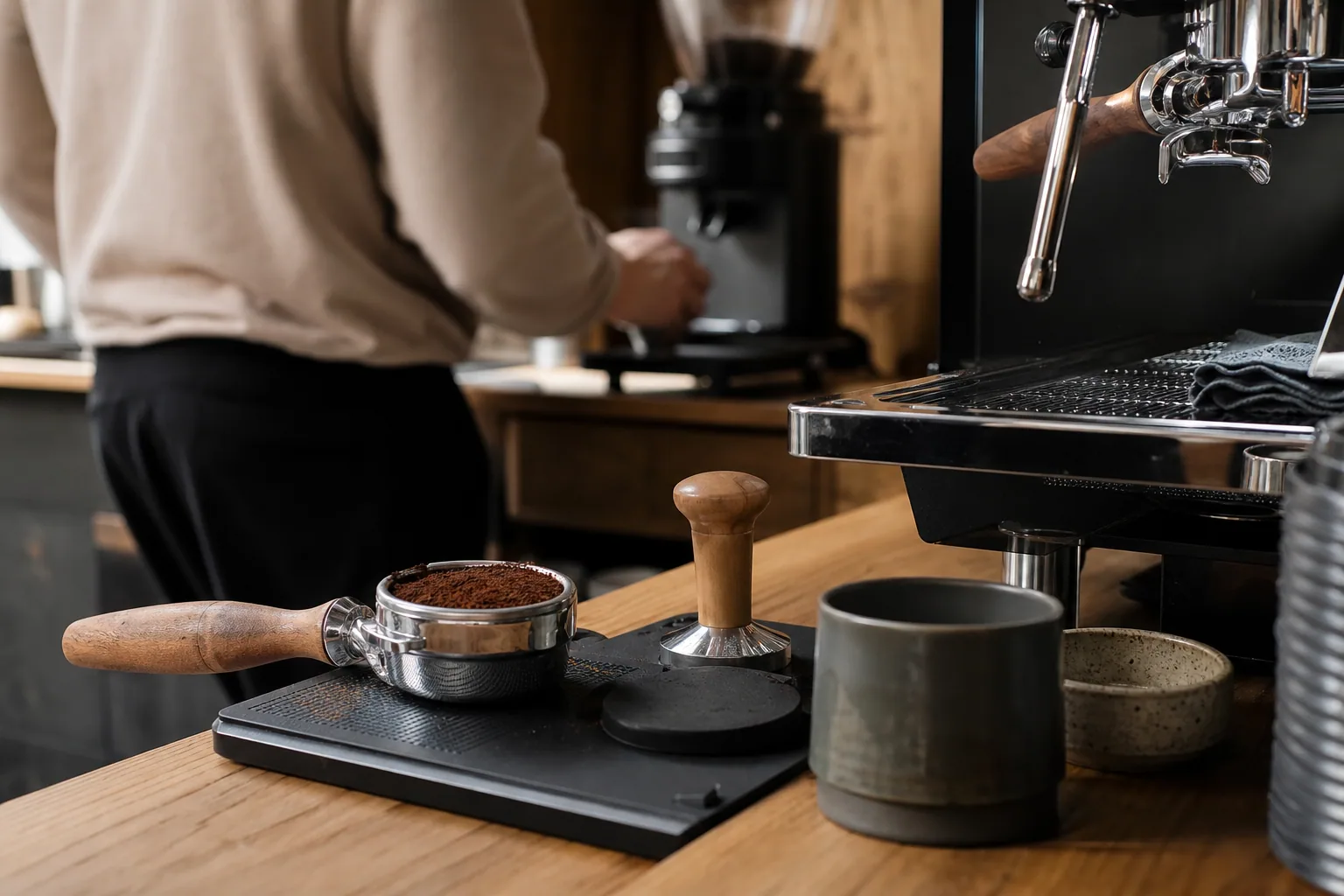 Specialty kaffe serveret i varmt og venligt miljø