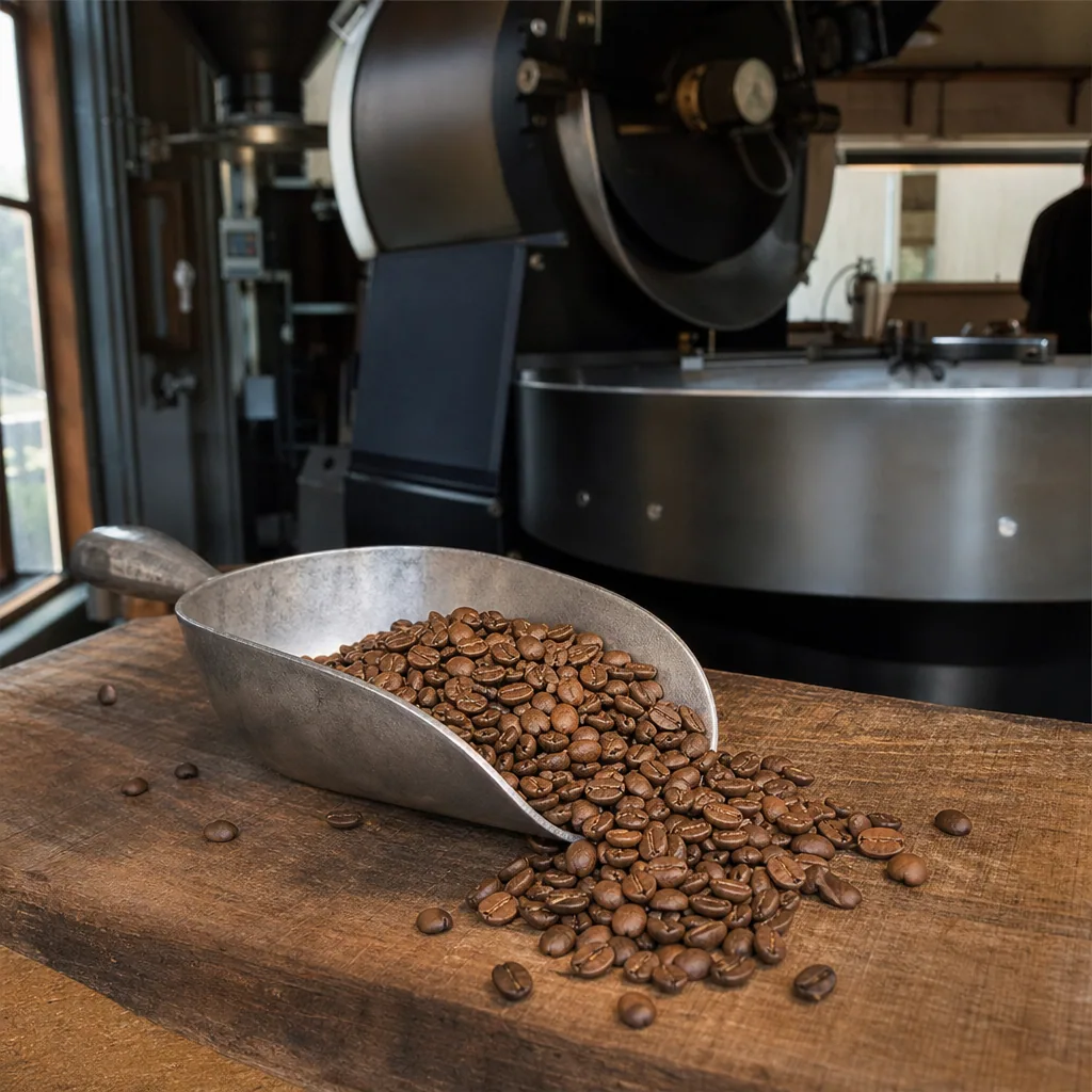Hele kaffebønner fra Aekvatorkaffe