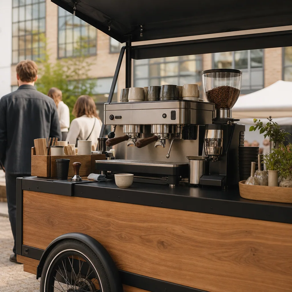 Aekvatorkaffe mobil kaffebar ved event