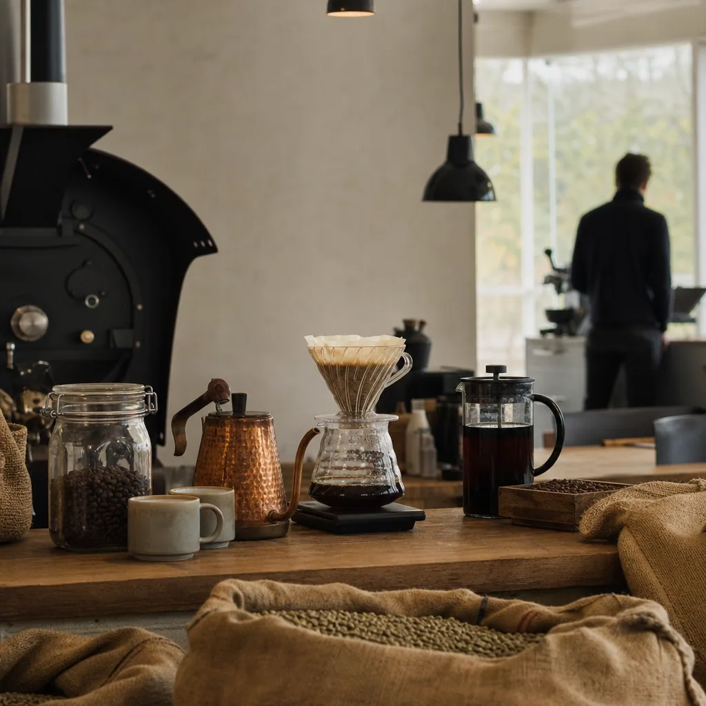 EverBean's café interiør med varm og uformelt miljø