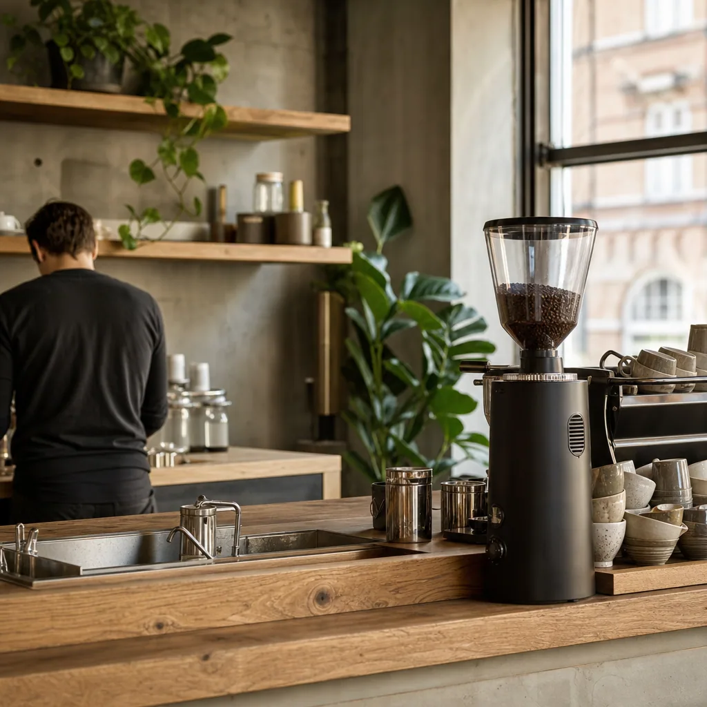 Kaffevaerk tæsk med barista