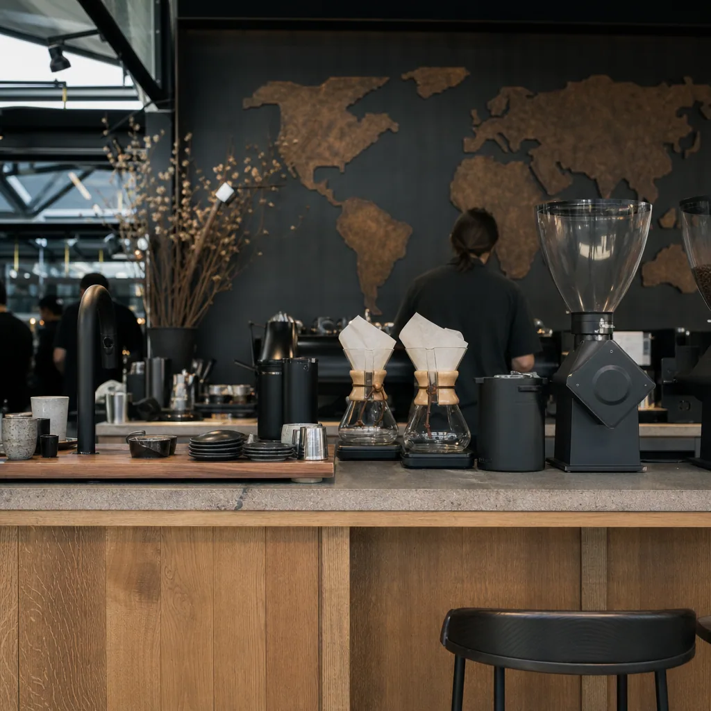 Coffee Collective bar og seating