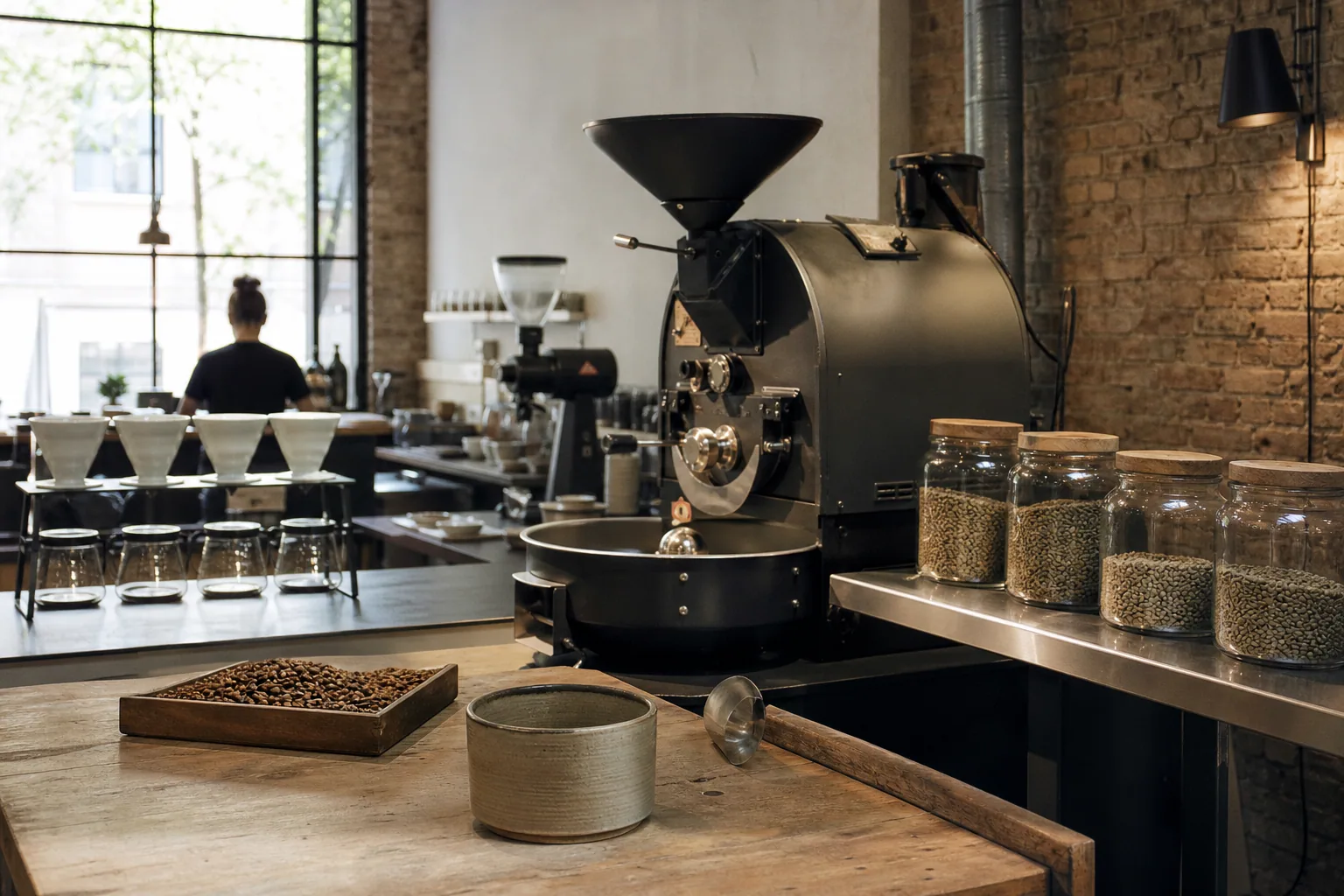 Barista laver specialty-kaffe på Nordic Roasting Co