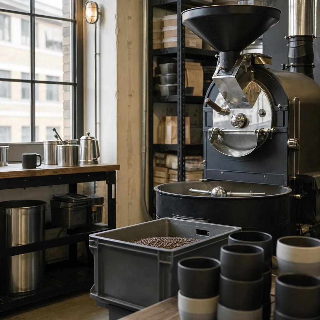 Risterimaskineri på Coffee Collective