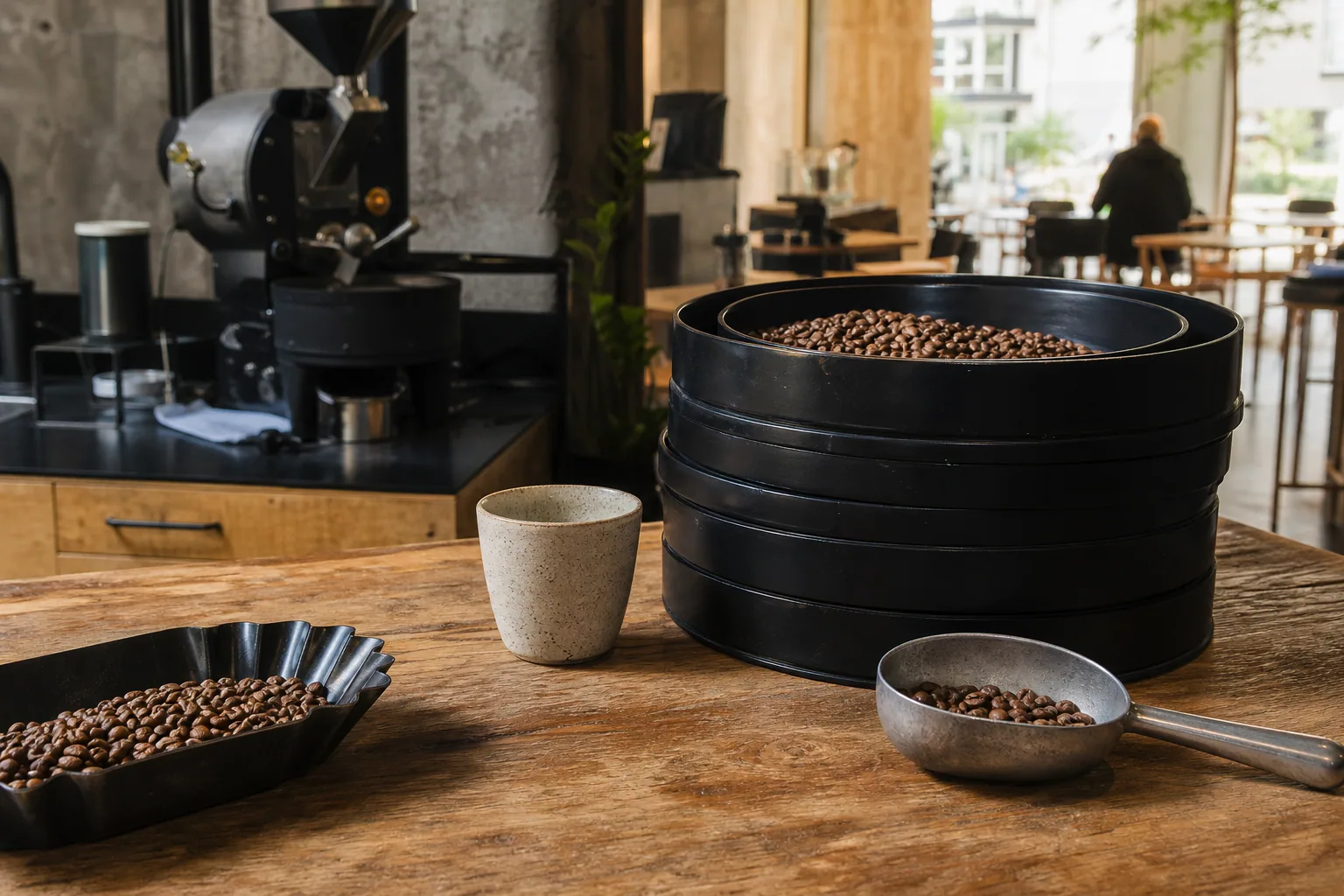Impact Roasters kaffebar interiør