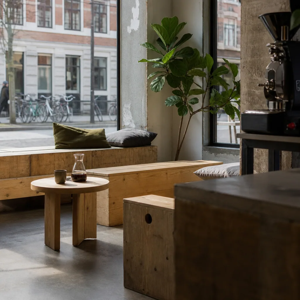 Impact Roasters København - sitteområde