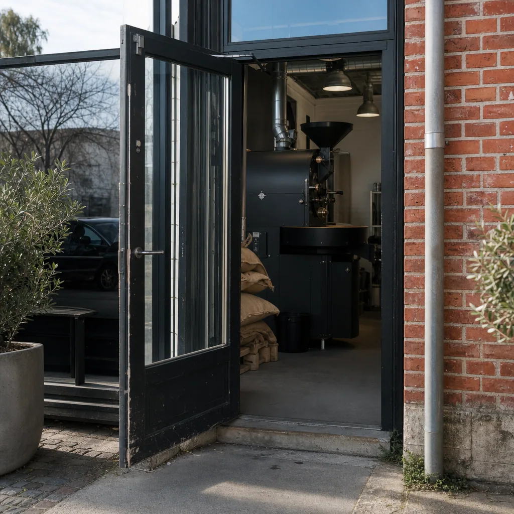 Kaffe Lars facade på Hvidkærvej 27B, Odense