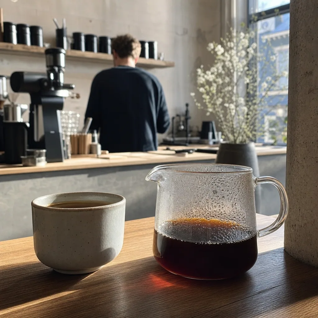 Espresso-drink serveret hos Kaffe Lars