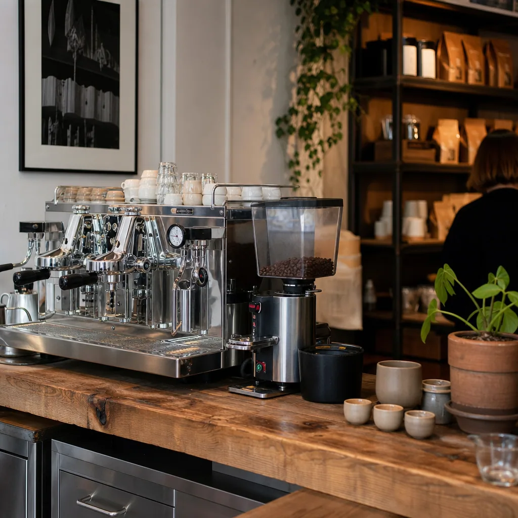 Lucaffés kaffebar-desk