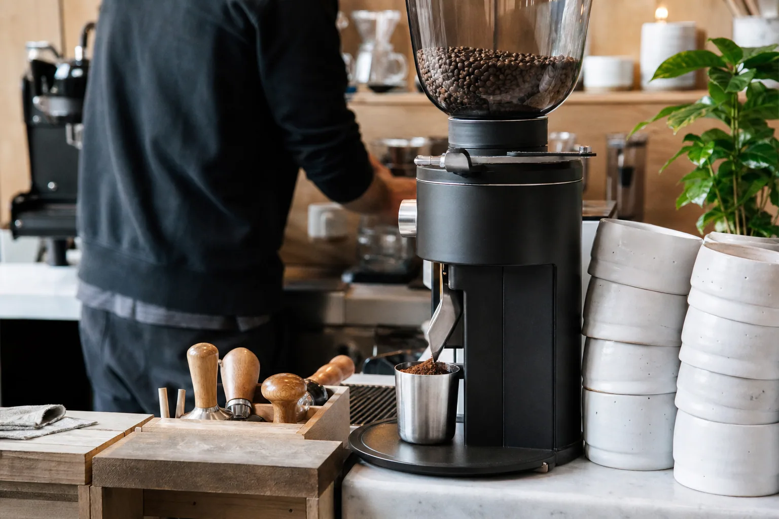 Kaffe og Udstyr Under Et Tag detalje