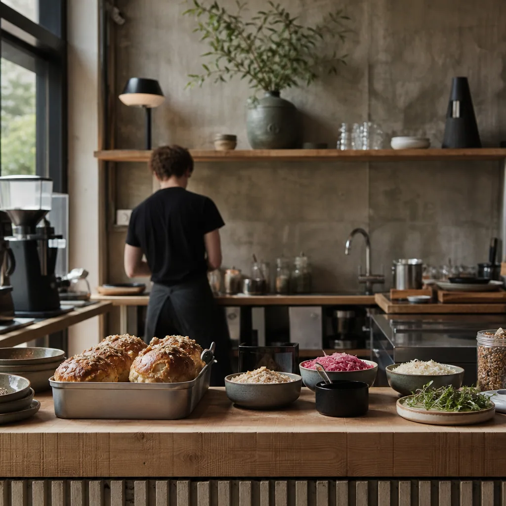 Transparent køkkenzone på Frede & Vester's