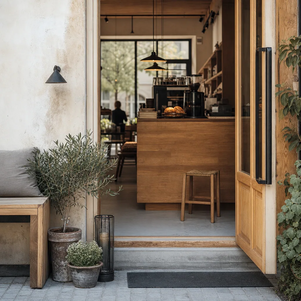 Indgang til Penny Lane Café