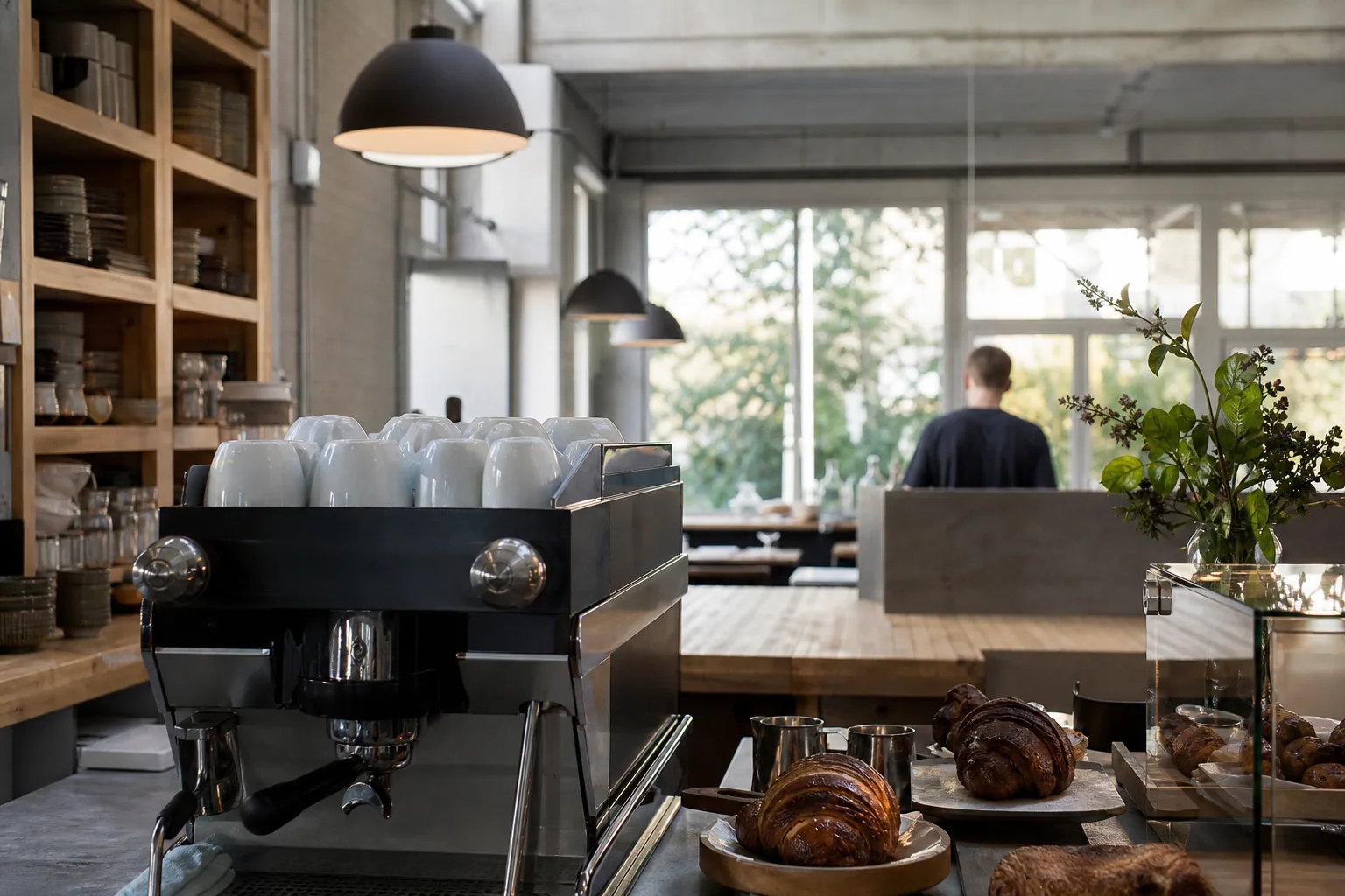Fresh specialty coffee and pastries at norange Coffee Roasters