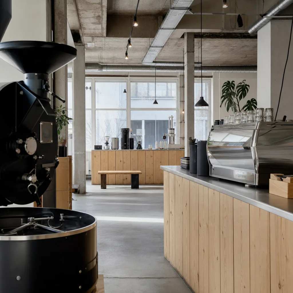 norange Coffee Roasters spacious interior