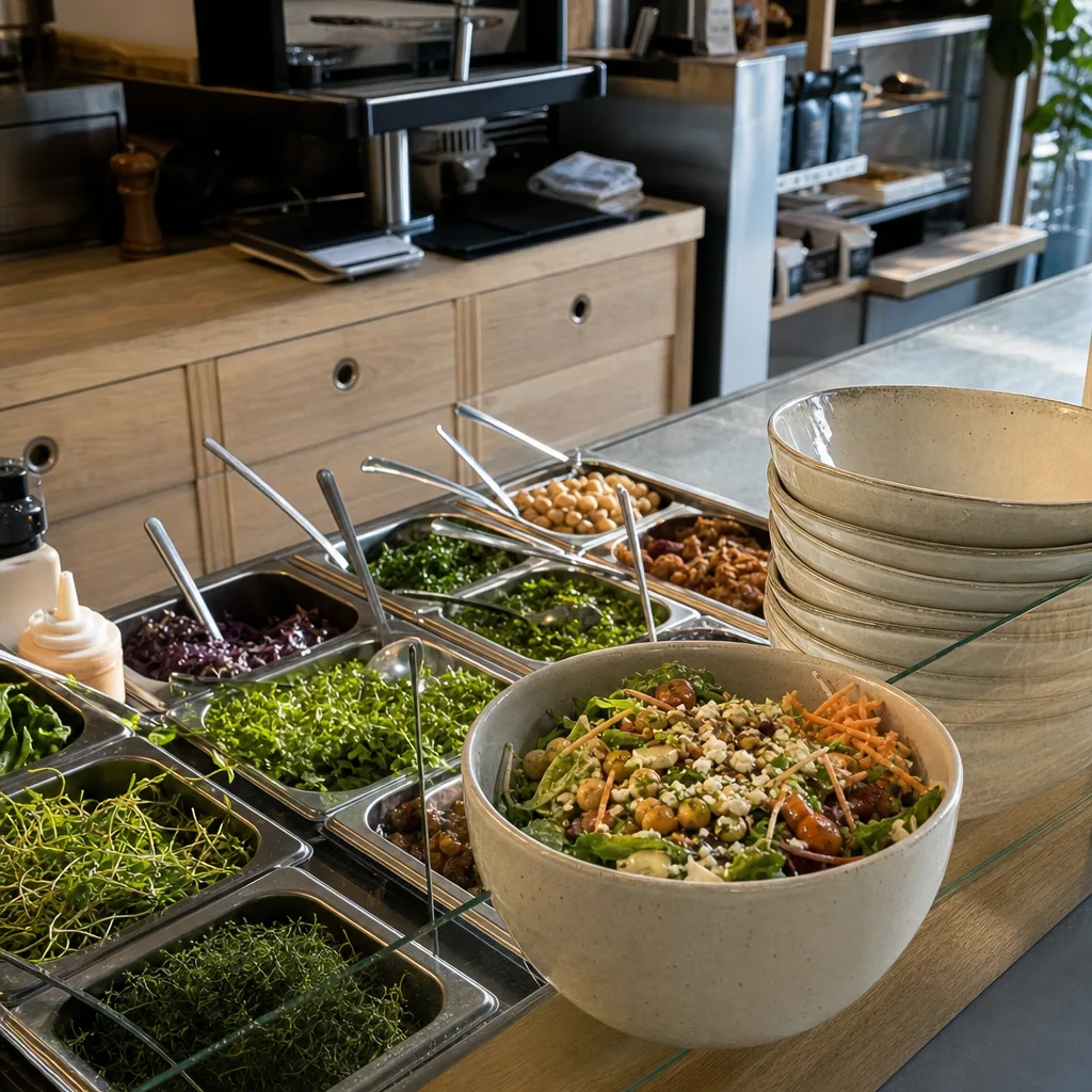 Salatbar på MiCafe ApS