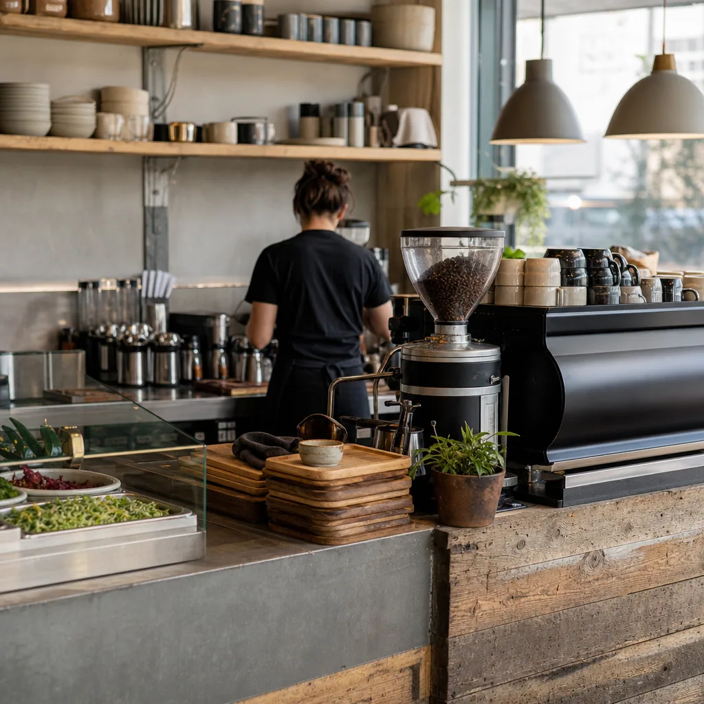 Venligt personale på MiCafe