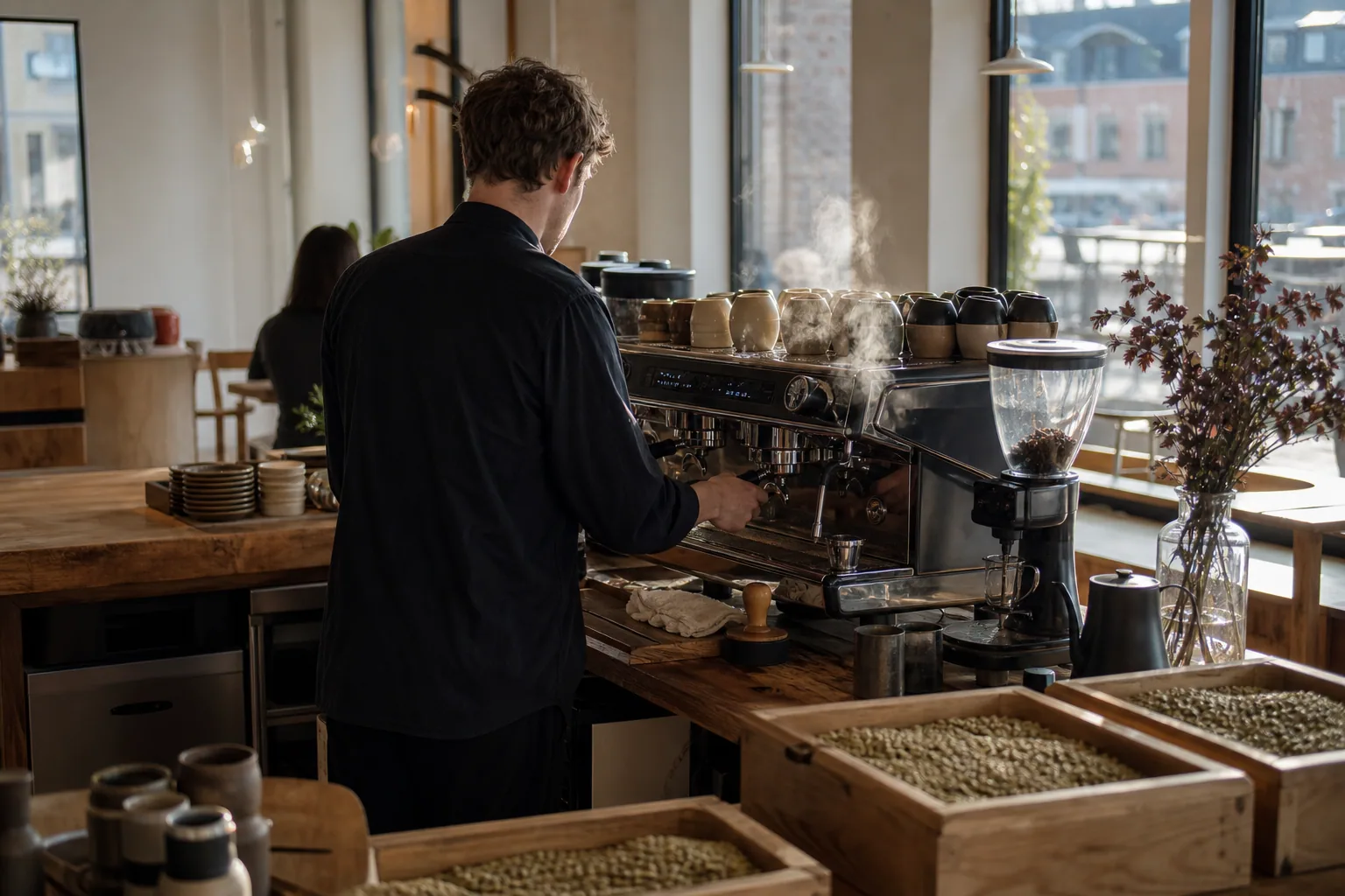 Udsiden af Kaiser Kaffe på Kokbjerg 4