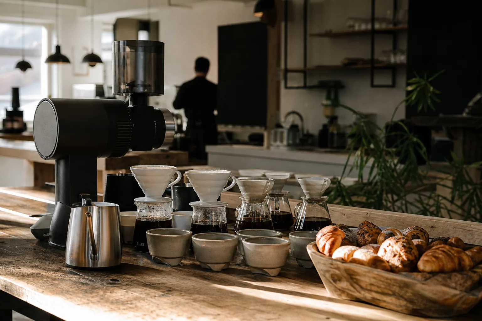Interiør af Kaiser Kaffe Kolding