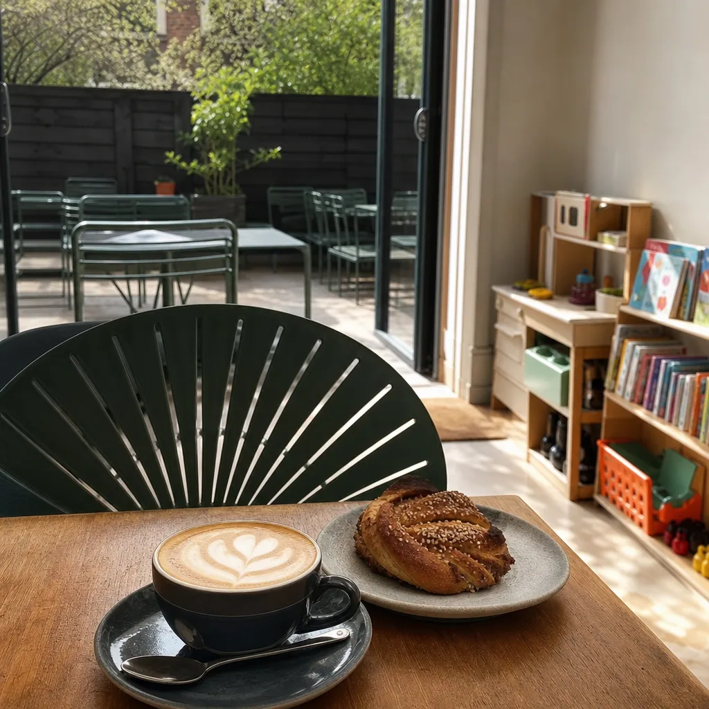 Specialty cappuccino servering