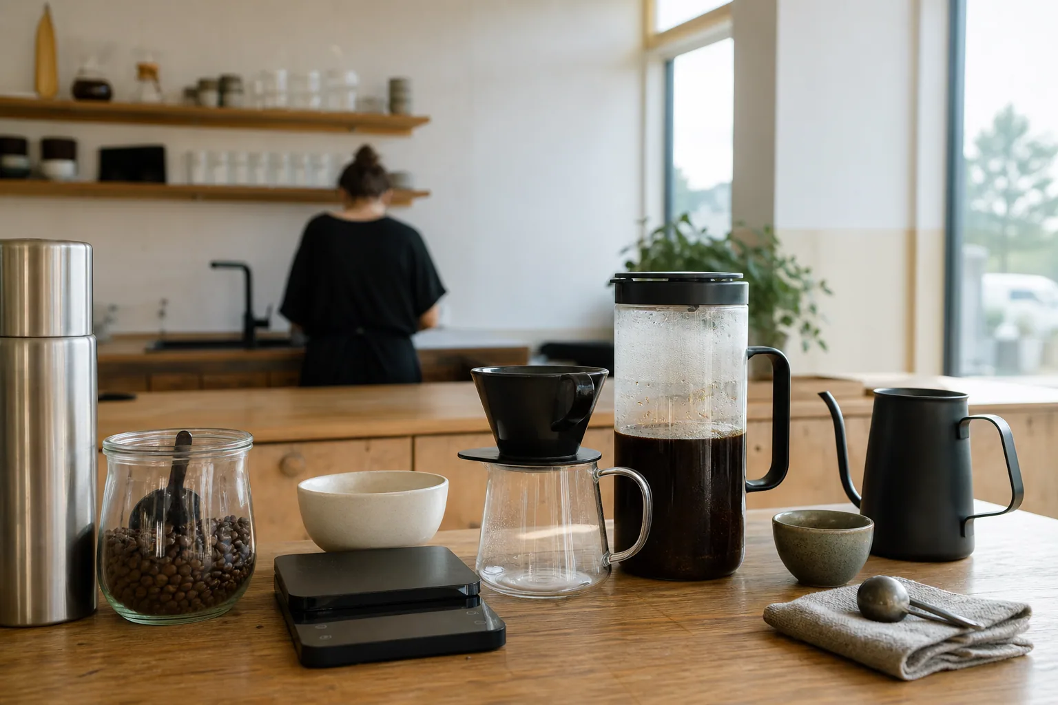 Trin 1: Mal kaffebønnerne