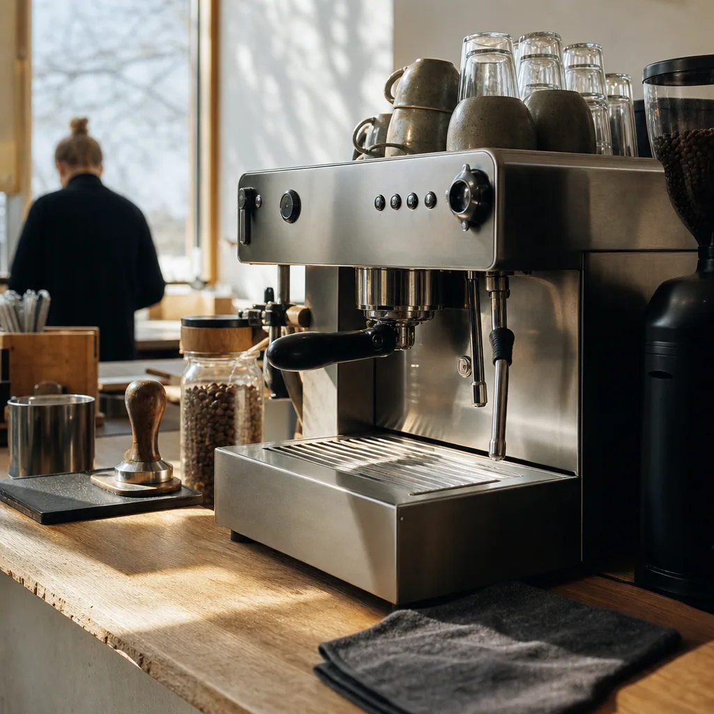 Super-automatisk espressomaskine med touchskærm