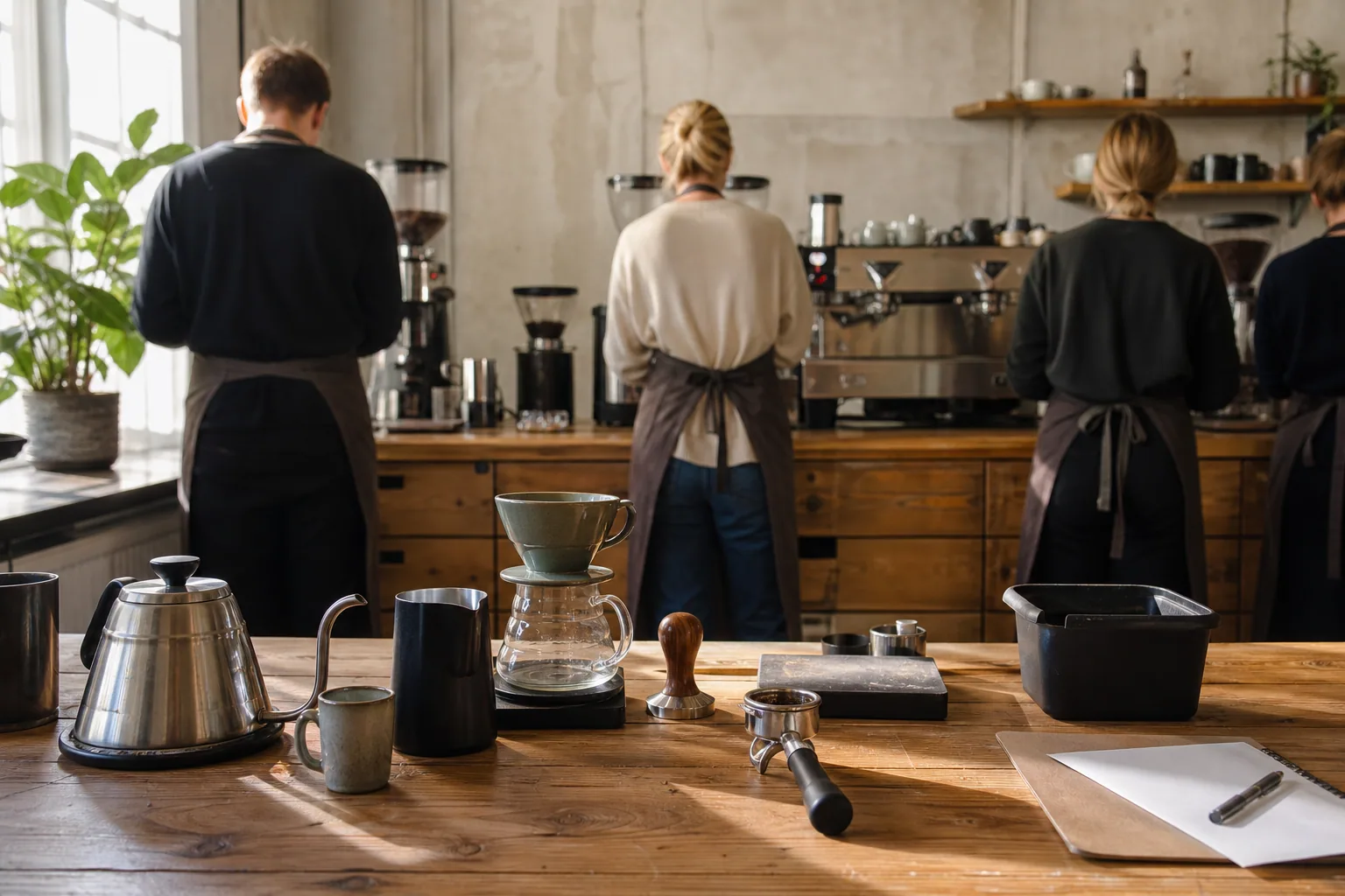 Service under åbning