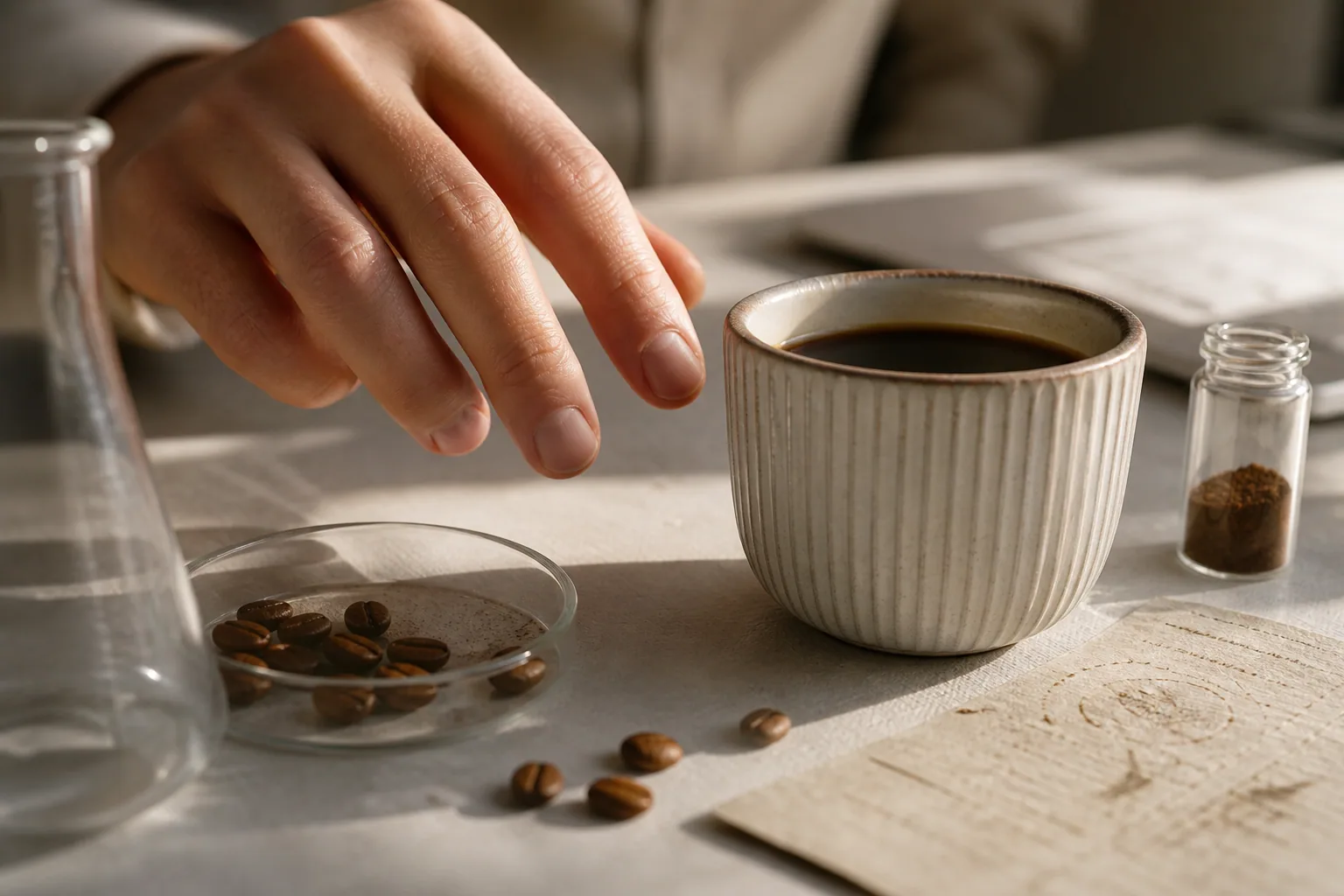 Kaffe påvirker taktil fornemmelse – ny forskning
