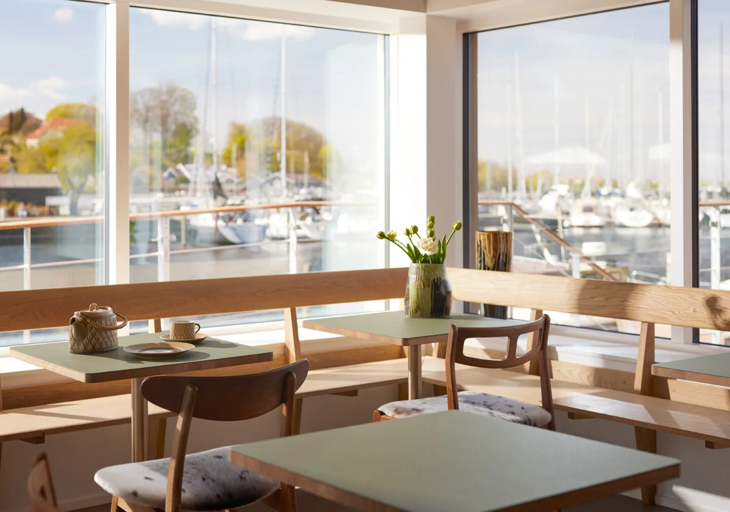 Café Fjordliv - siddeplads