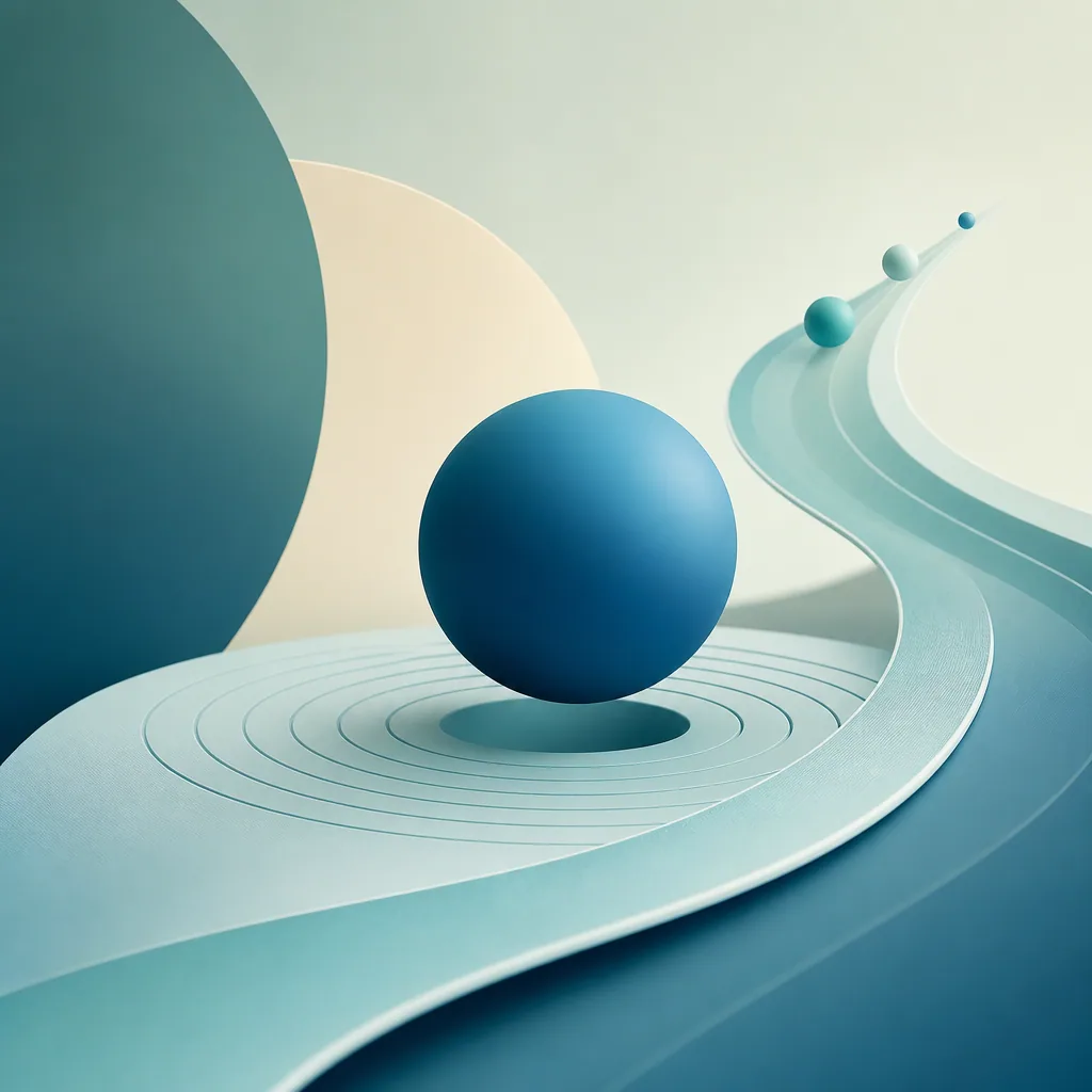 Abstrakt illustration af navigation mellem hub og lister
